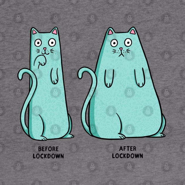 Lockdown - Before and After by Drawn to Cats